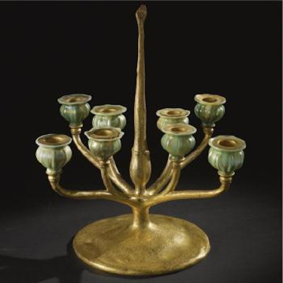 Eight-light Candelabrum by Tiffany Studios