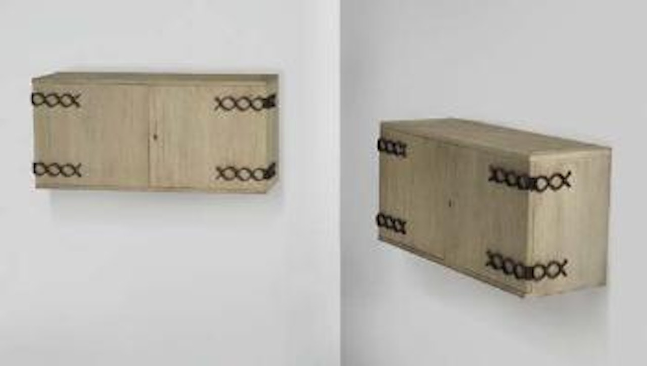 Pair of wall-mounted cabinets by Jean Royere