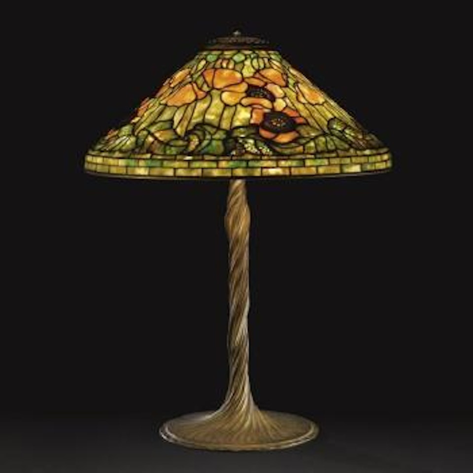 Poppy Table Lamp by Tiffany Studios