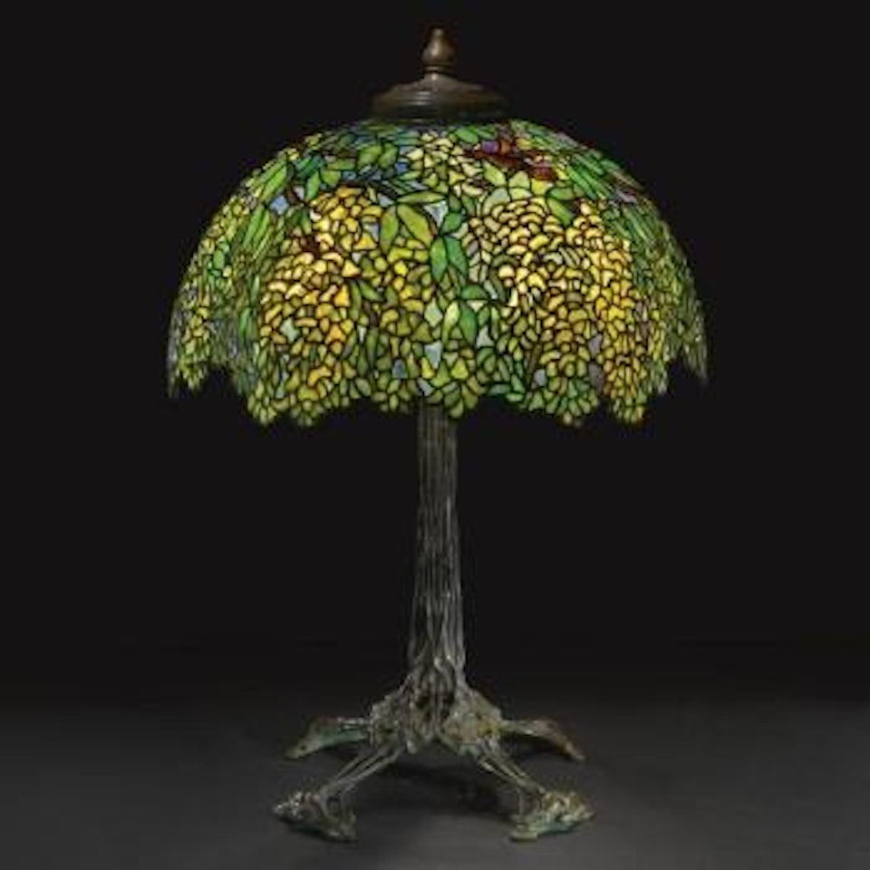An Important 'Laburnum' Table Lamp by Tiffany Studios