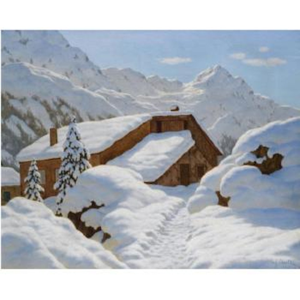 Winter Landscape by Ivan Fedorovich Choultse