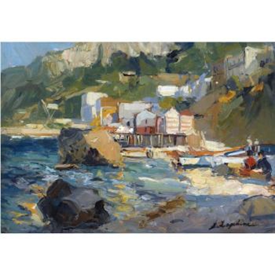 The Amalfi Coast by Georgij Aleksandrovic Lapschin