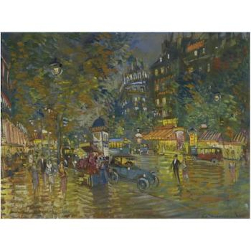 Evening In Paris by Konstantin Alekseevich Korovin