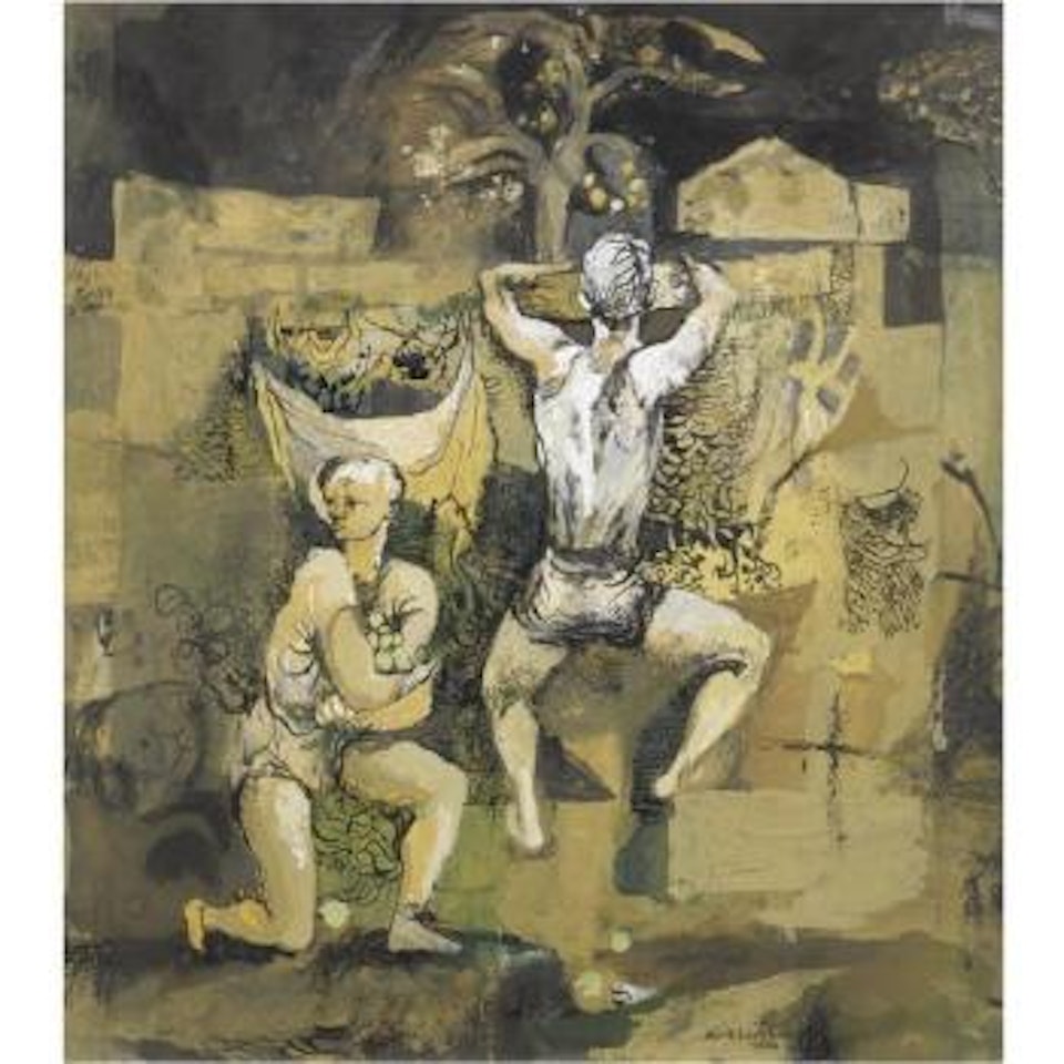 Boys Stealing Apples by Keith Vaughan