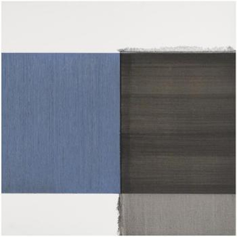 Exposed Painting Royal Blue by Callum Innes