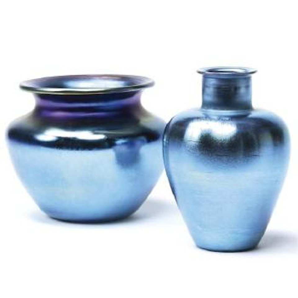 Two Vases by Tiffany Studios
