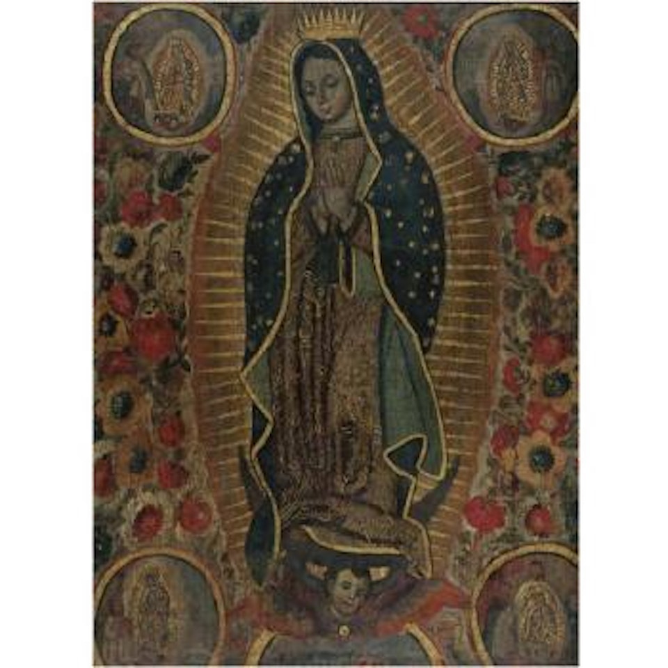 Virgen De Guadalupe Con Apariciones by Mexican School