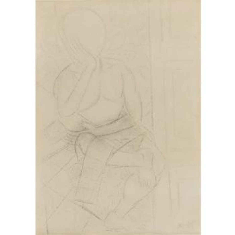 Femme Assise by Wifredo Lam
