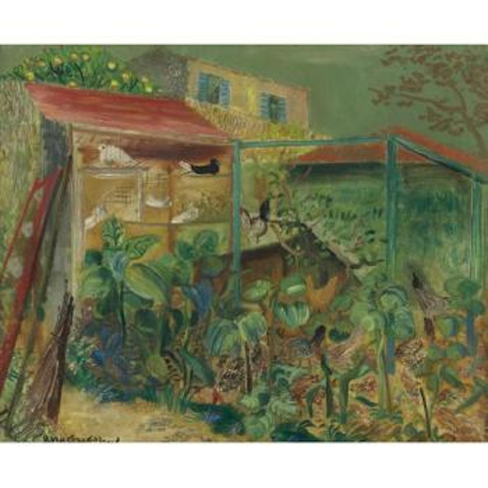 Farm Scene by Boris Grigoriev
