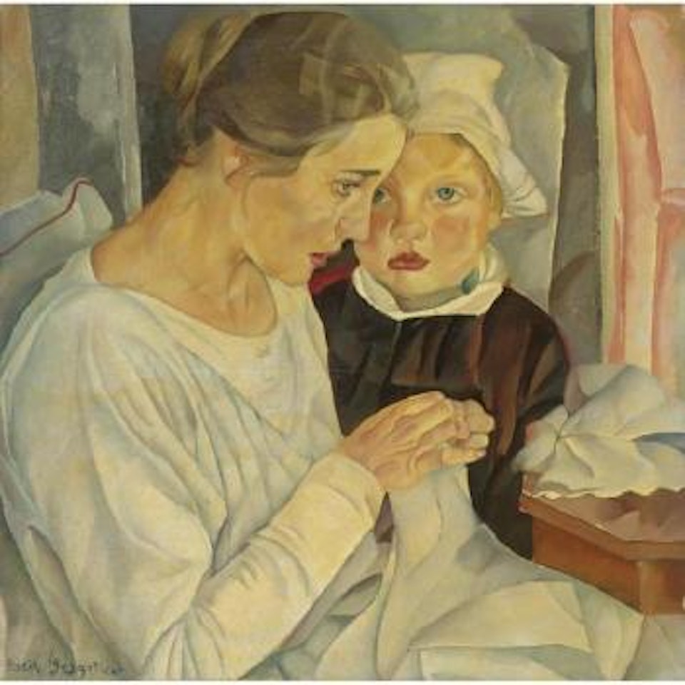 Mother And Child by Boris Grigoriev