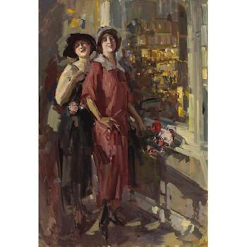 At The Window by Konstantin Alekseevich Korovin
