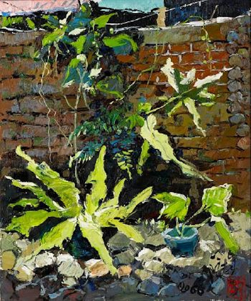 Backyard in the sunlight by Pang Jiun