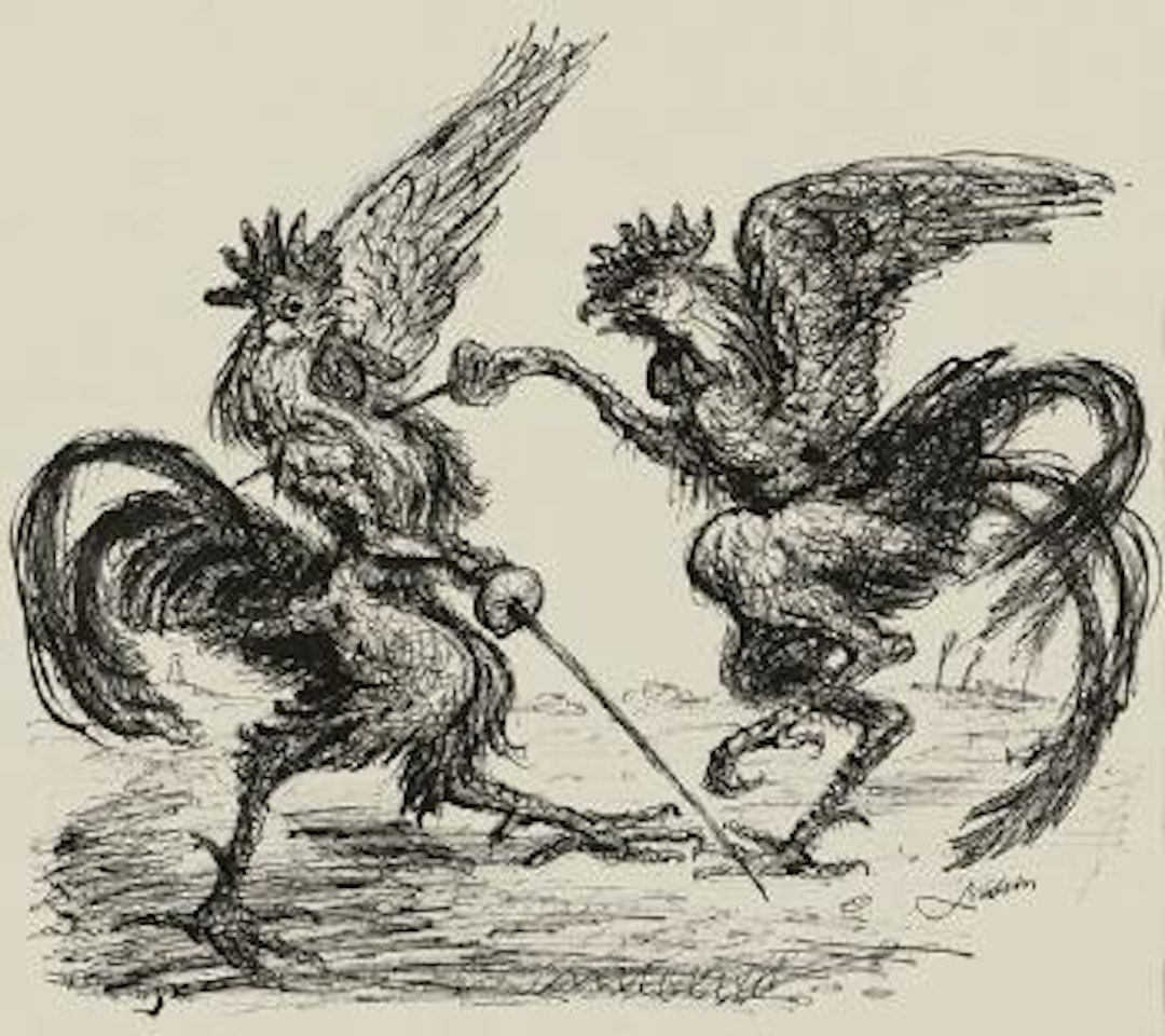 Hahnenkampf by Alfred Kubin