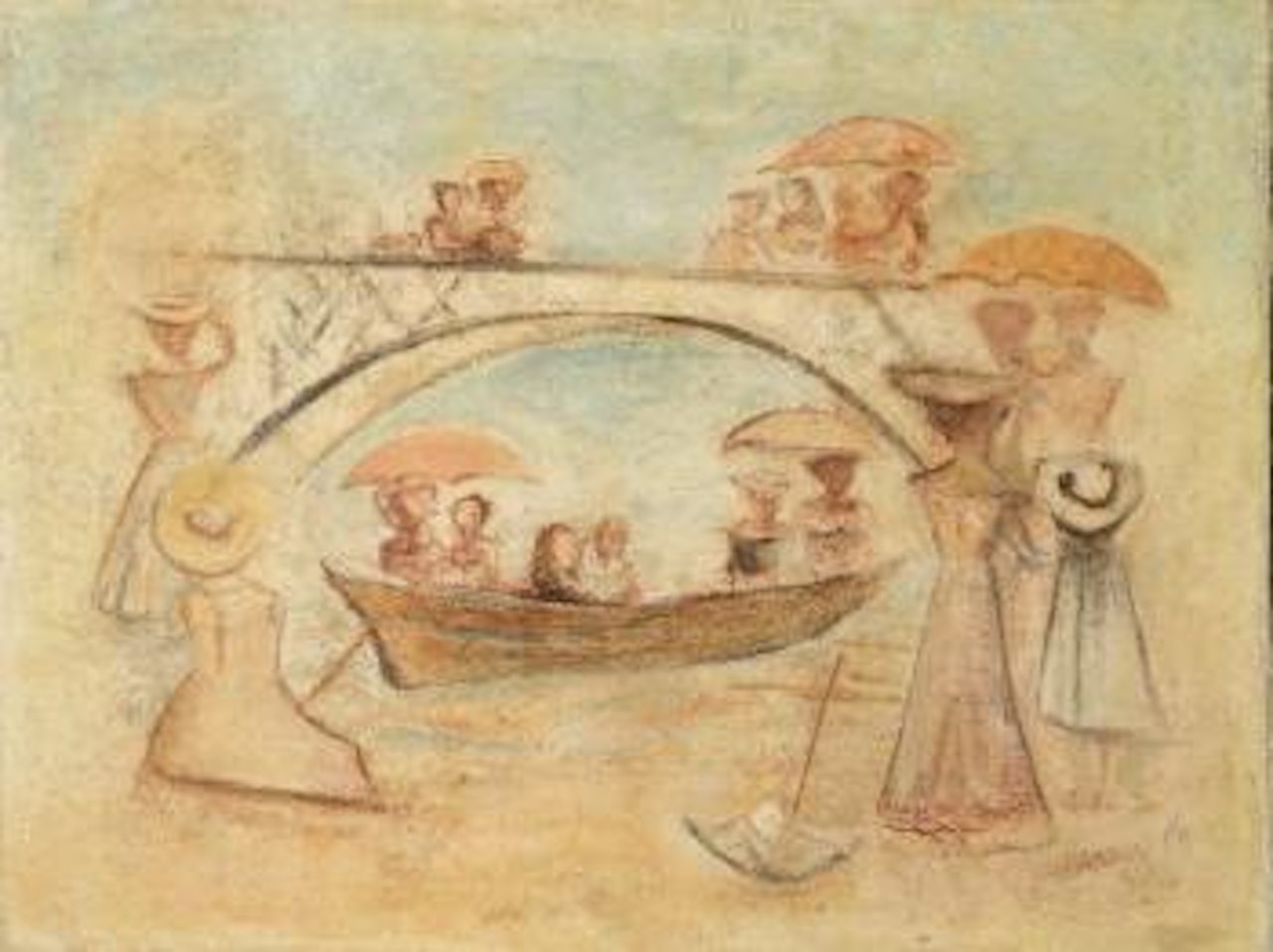 Sul fiume by Massimo Campigli