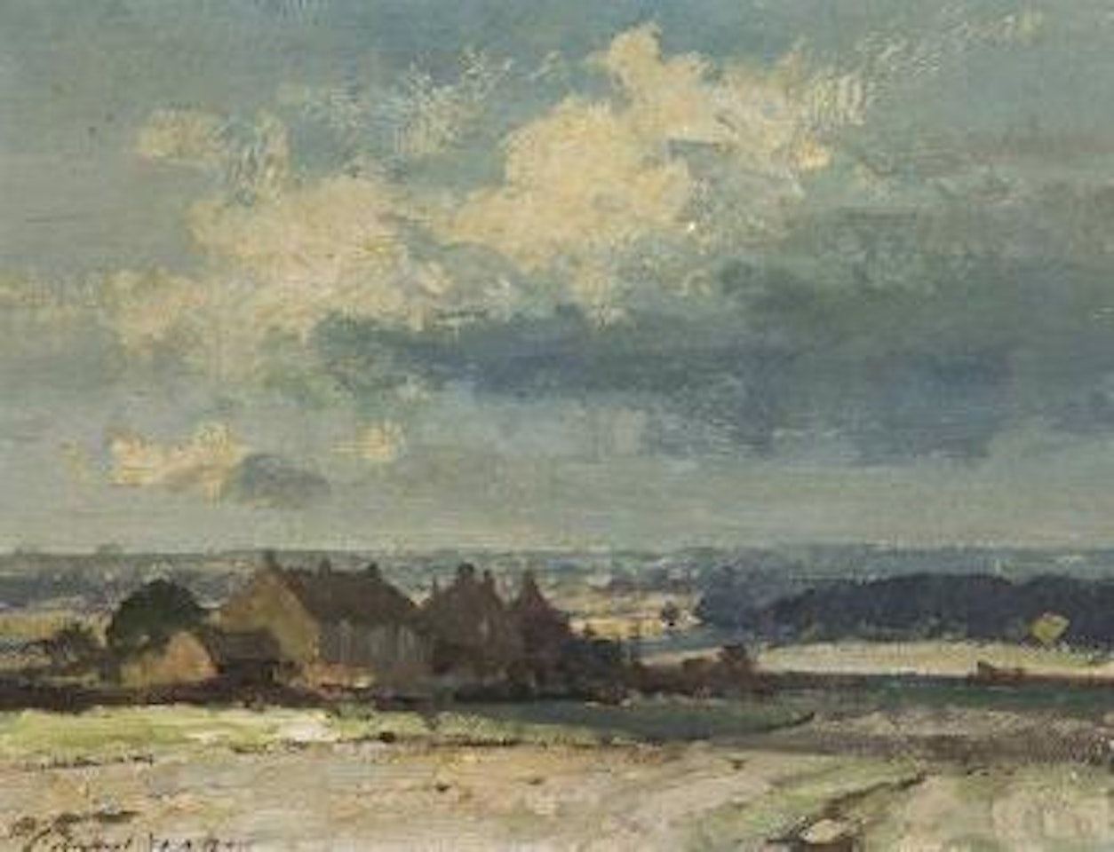Landscape near Somerton by Edward Seago