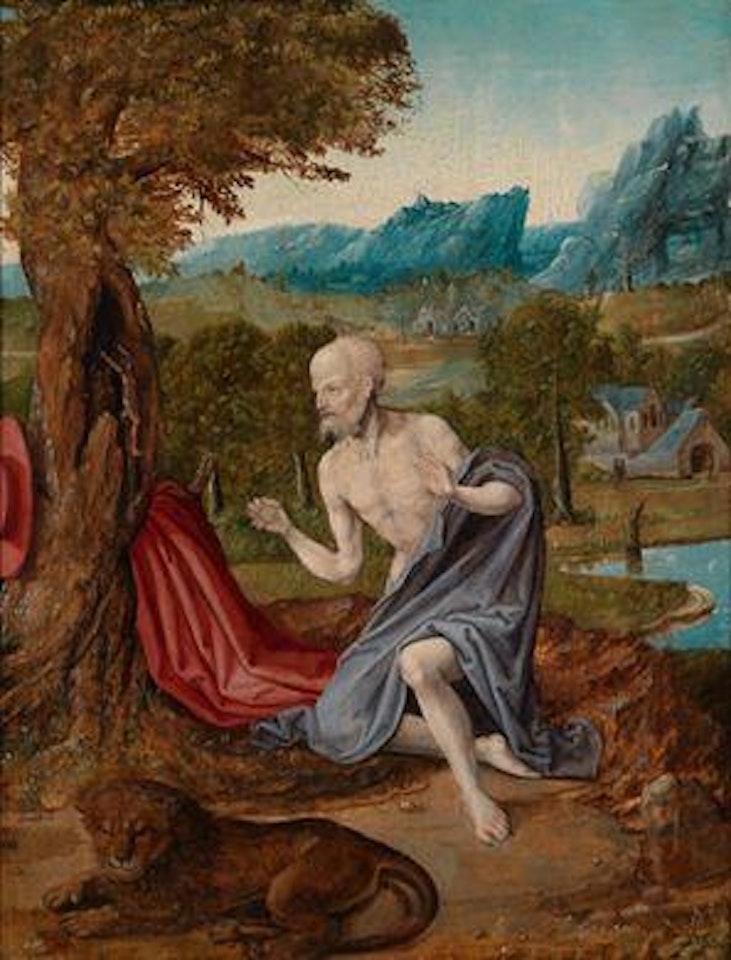Saint Jerome in the Desert by Joachim Patenier