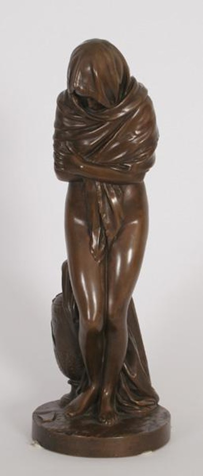 L'Hiver ou La Frileuse. by Jean-Antoine Houdon