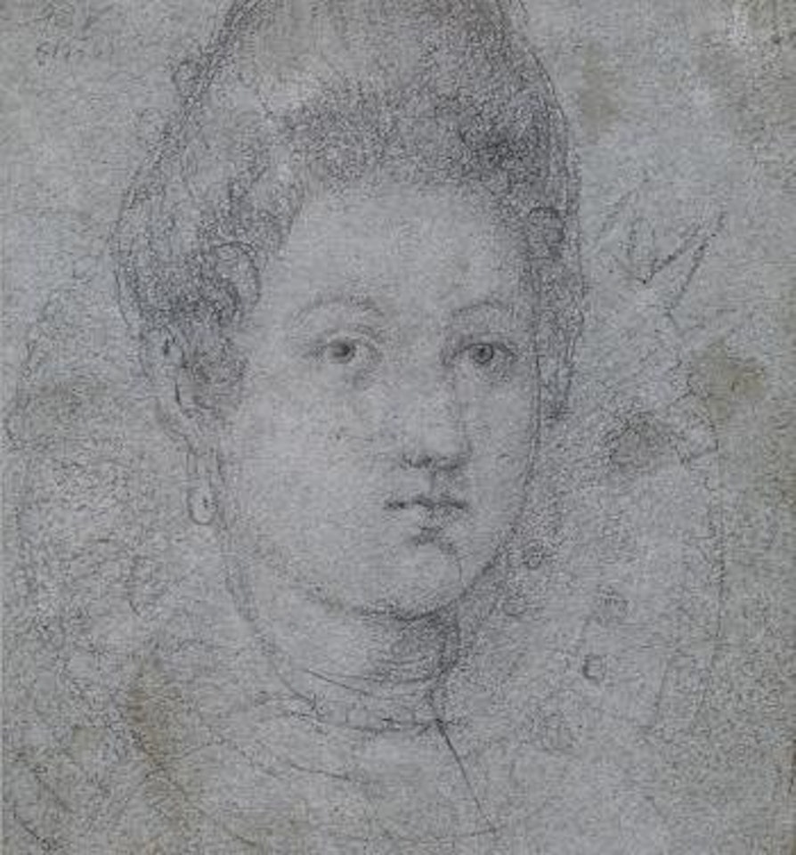 Kopf einer Dame. by Ottavio Leoni
