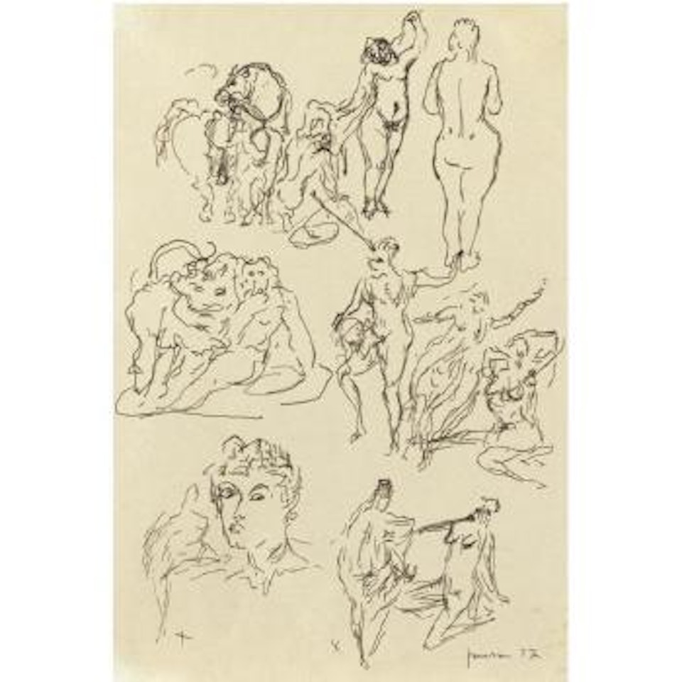 Studi Per Sculture by Lucio Fontana
