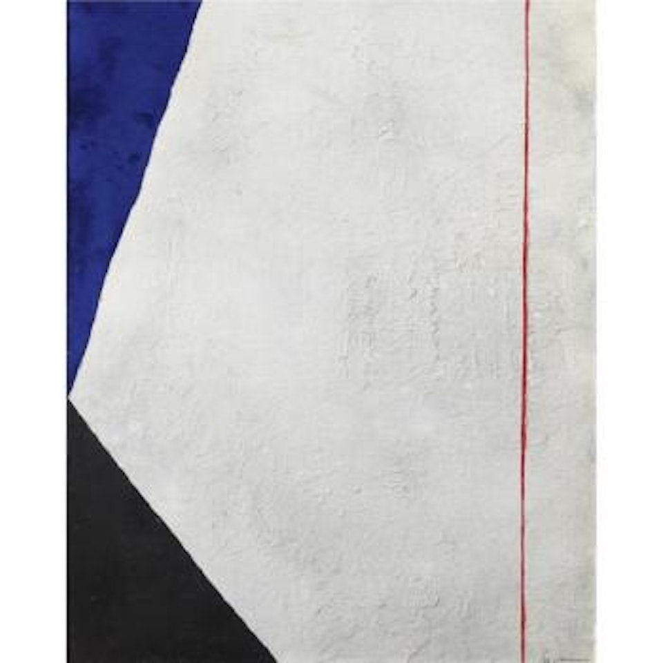 Segno Rosso Su Campo Bianco by Giuseppe Santomaso