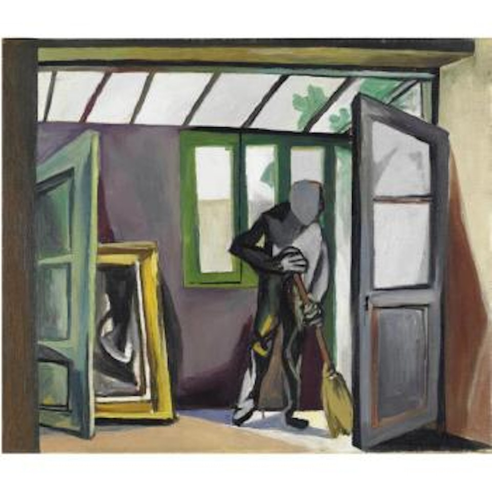 Figura All'interno Dello Studio by Renato Guttuso
