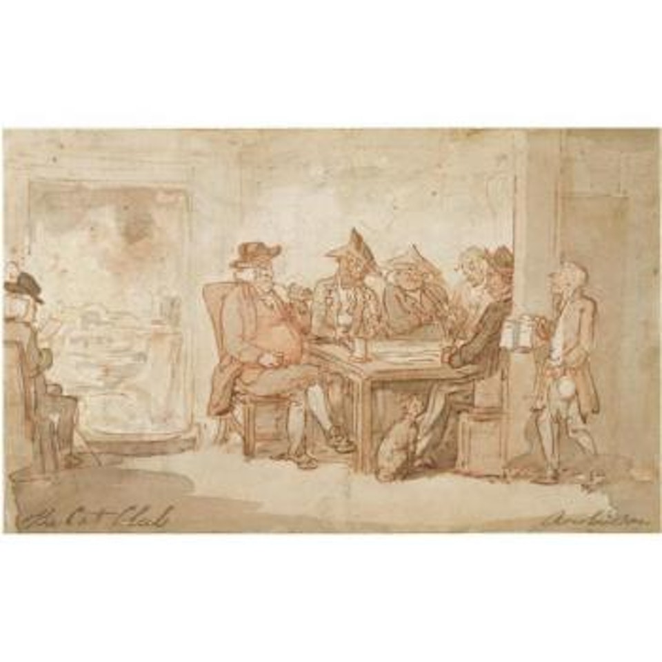 The Cat Club by Thomas Rowlandson