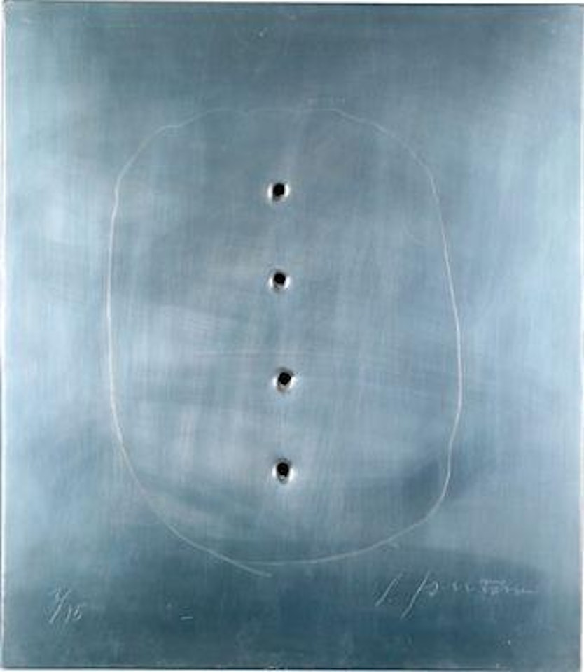 Concetto spaziale by Lucio Fontana