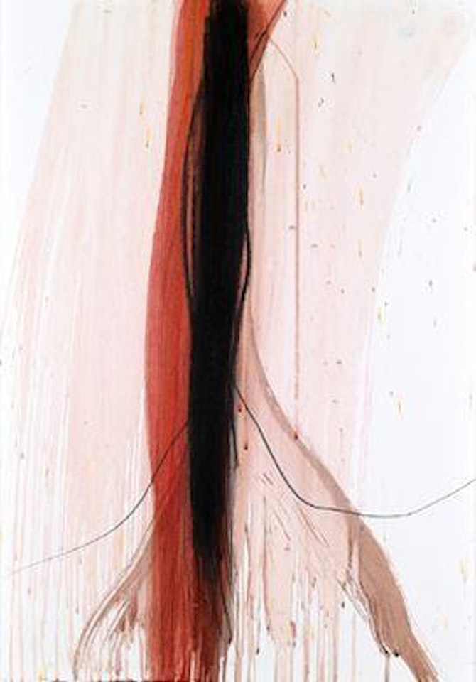 Schwarzer Stamm by Arnulf Rainer