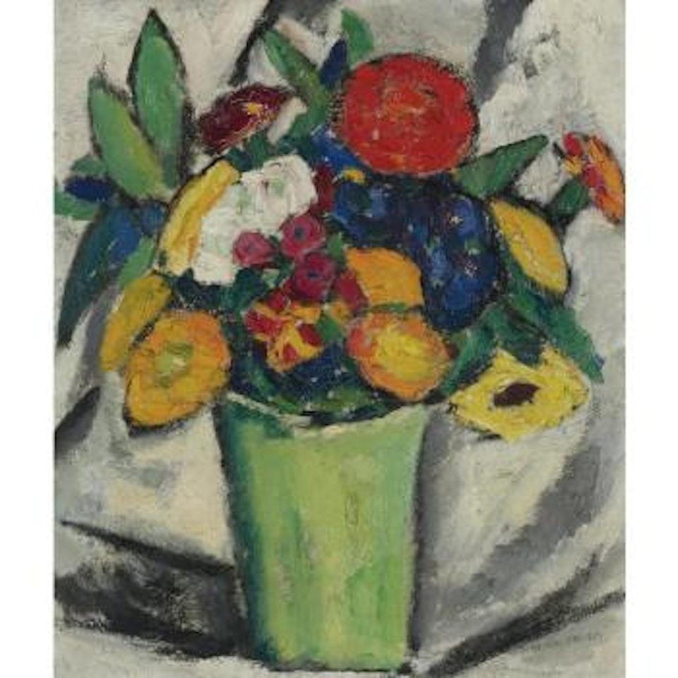 Vase Of Flowers by Marsden Hartley