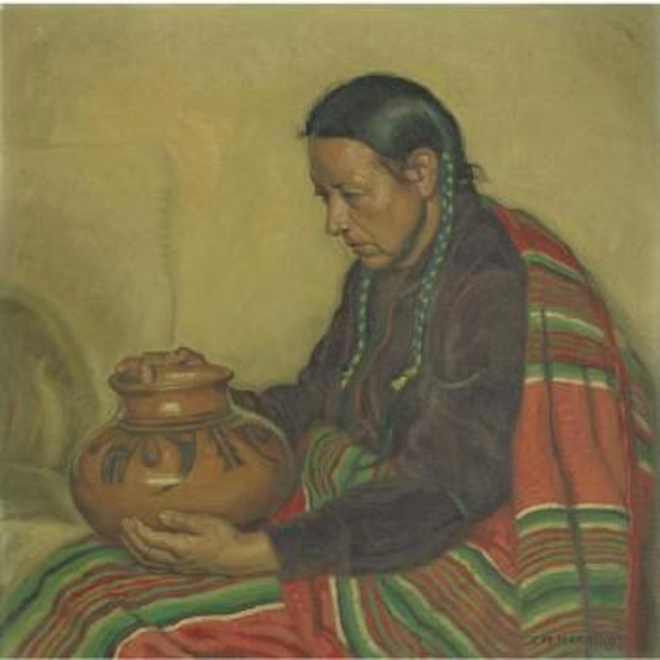 Pottery Of The Past by Ernest Martin Hennings