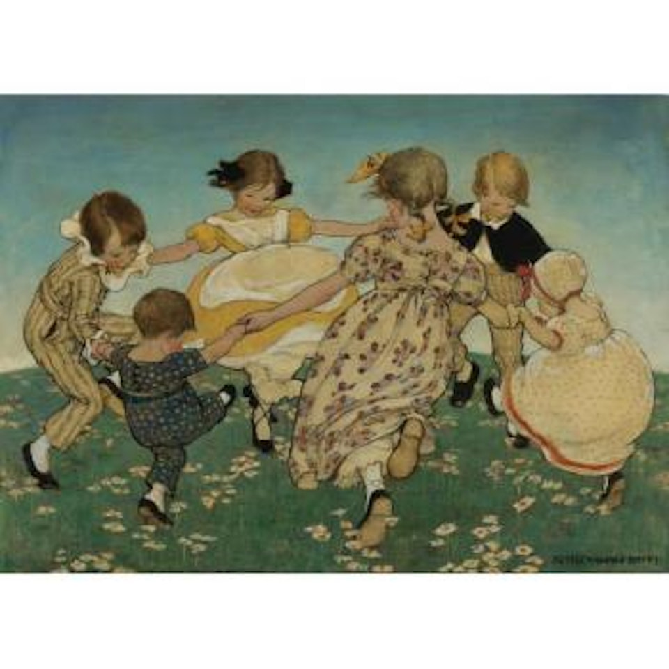 Round The Ring Of Roses by Jessie Willcox Smith