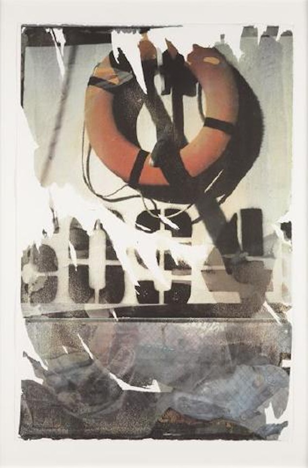 Tribute 21 (Art): one plate by Robert Rauschenberg