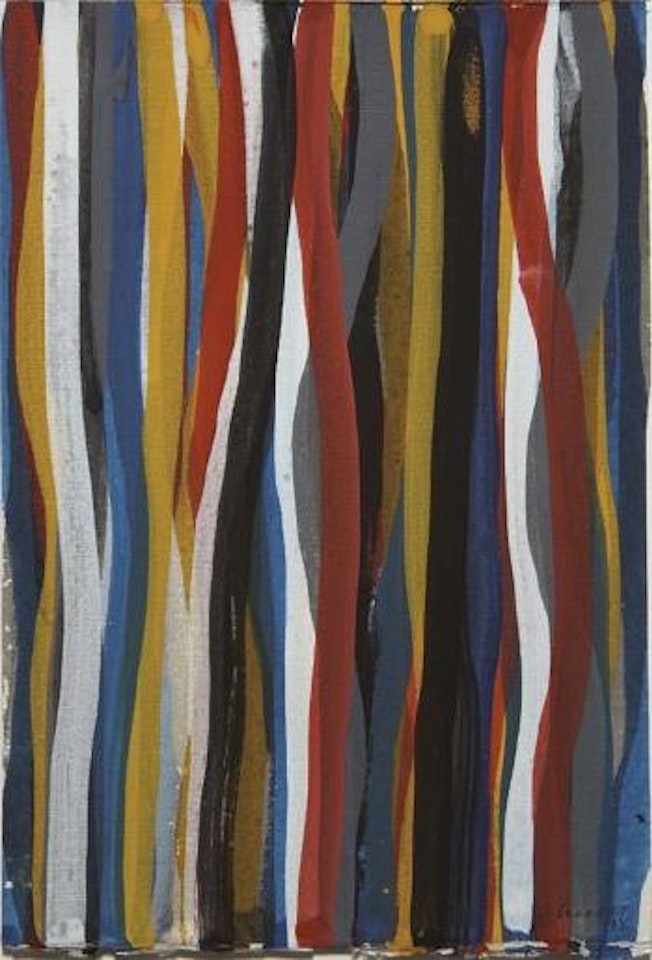 Wavy Brushstrokes by Sol LeWitt