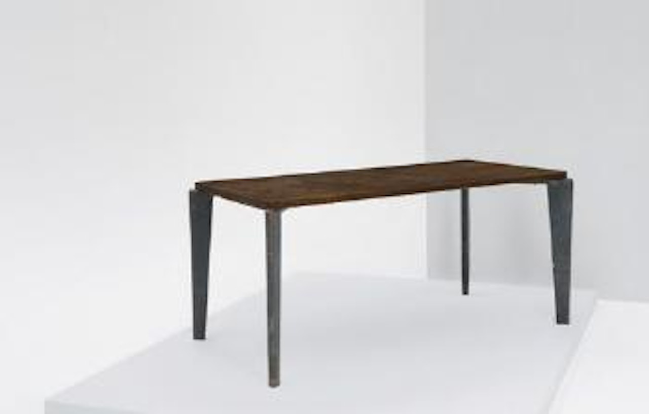 Important early dining table by Jean Prouvé
