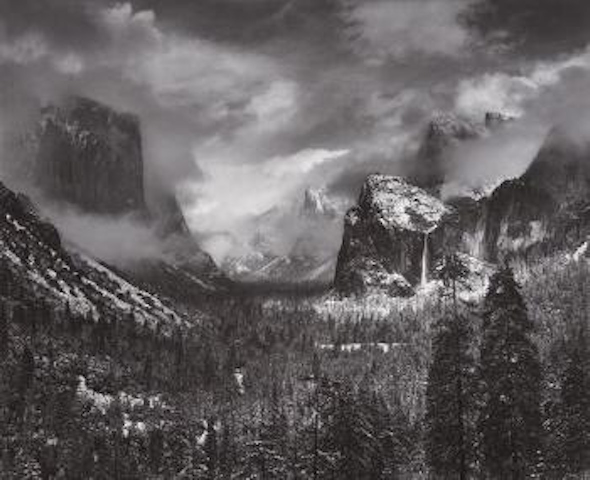 Clearing Winter Storm, Yosemite National Park, California by Ansel Adams