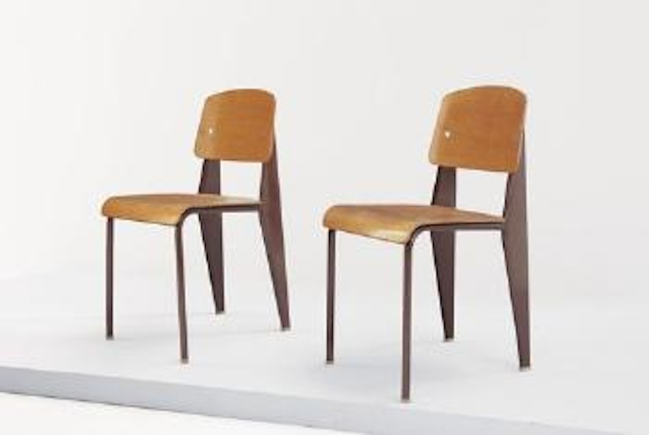 Pair of 'Standard' chairs by Jean Prouvé