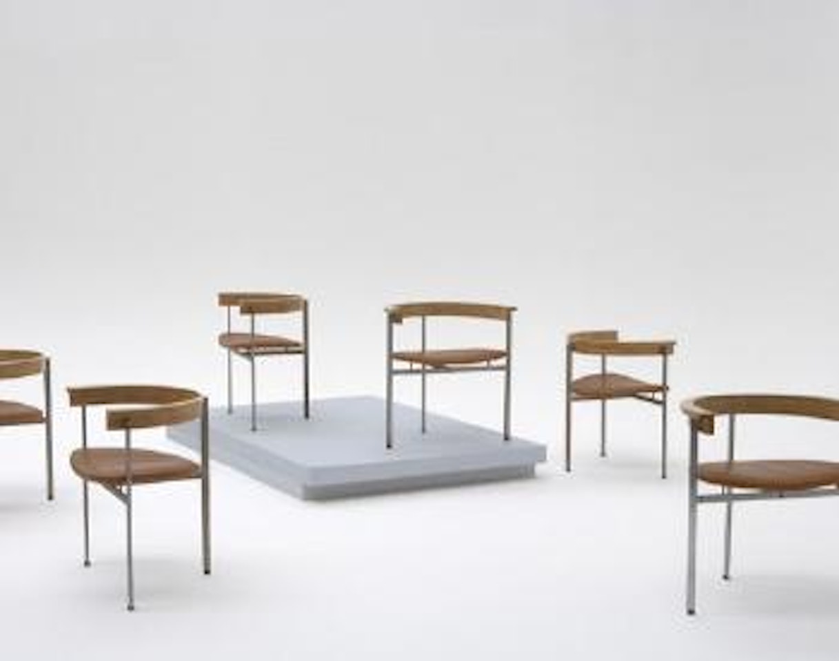 Set of six chairs, model no. PK 11 by Poul Kjaerholm