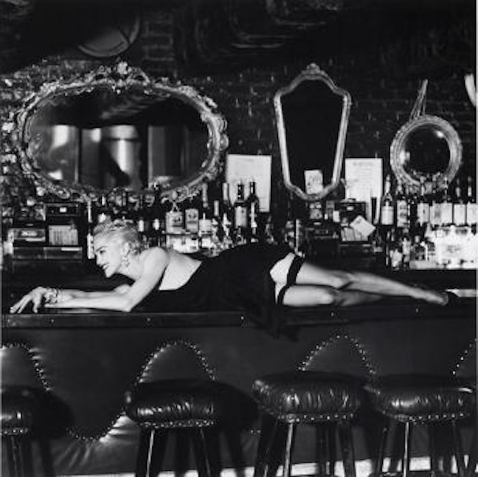 Madonna at Small's Bar, Hollywood by Helmut Newton