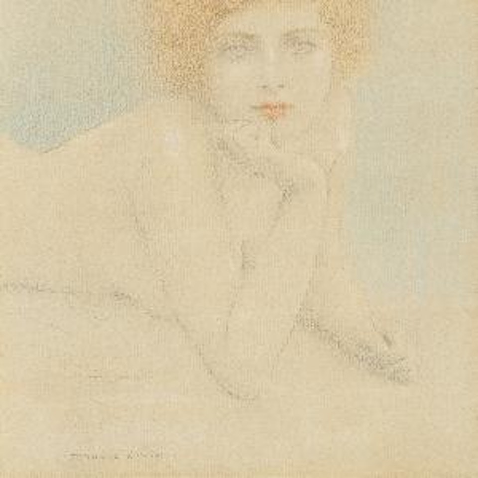 Étude de nu by Fernand Khnopff