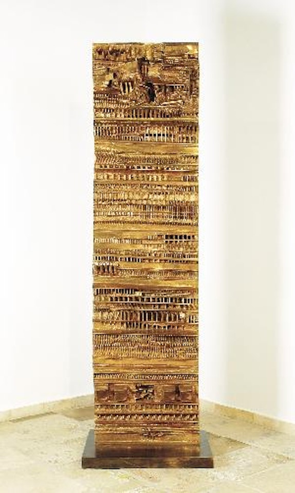 La colonna del viaggiatore II by Arnaldo Pomodoro