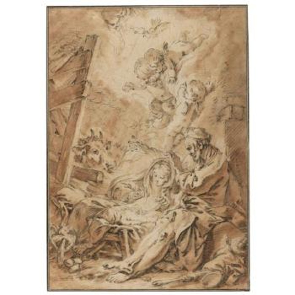 The Nativity by Francois Boucher