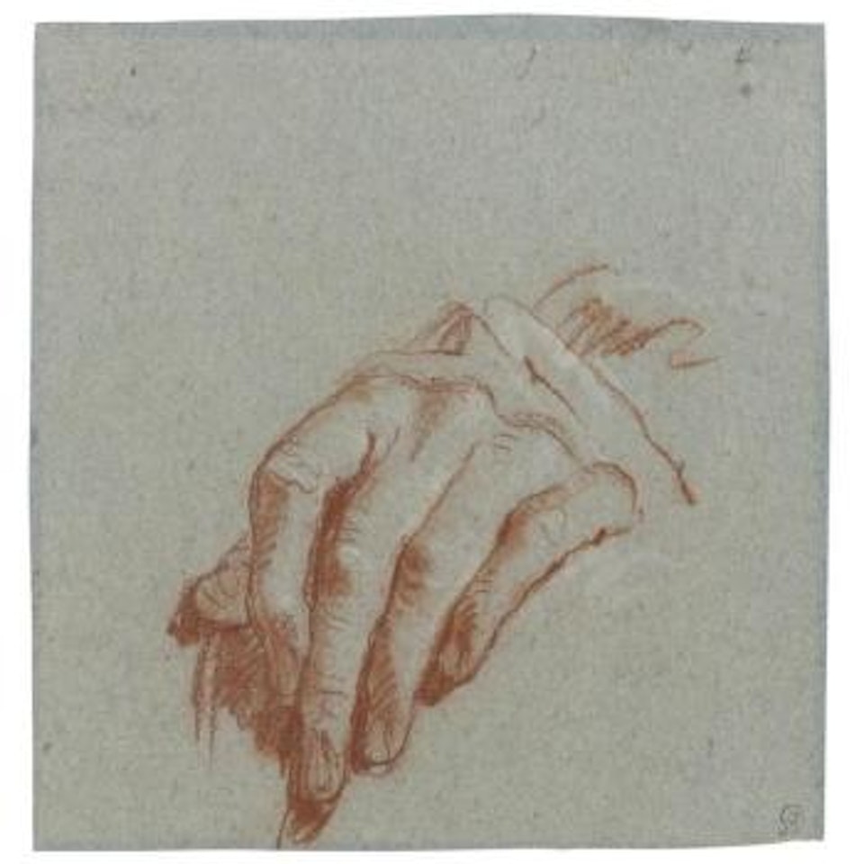 Study Of A Left Hand by Giovanni Battista Tiepolo