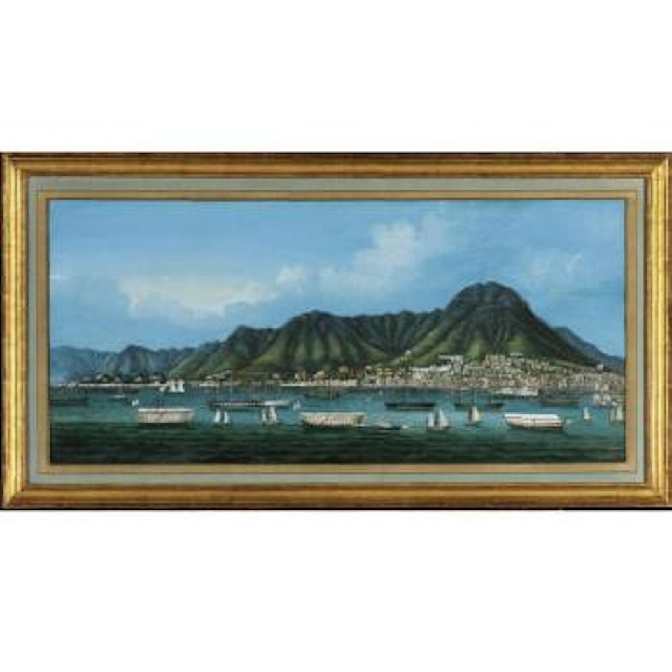 View Of Hong Kong Island by Chinese School
