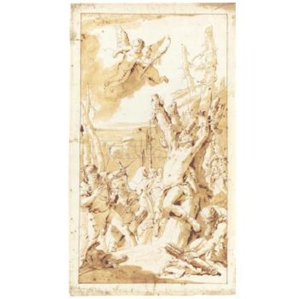 The Martyrdom Of St Sebastian by Giovanni Battista Tiepolo