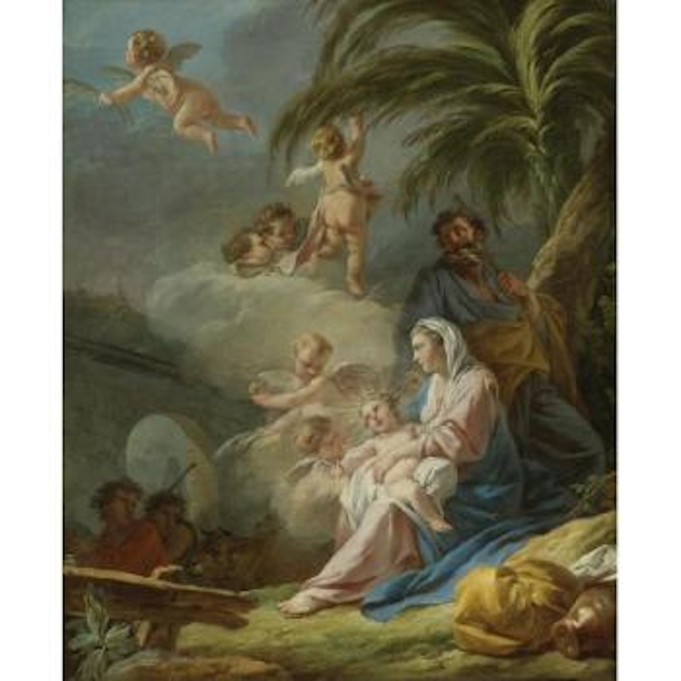Rest On The Flight Into Egypt by Jean Baptiste Marie Pierre