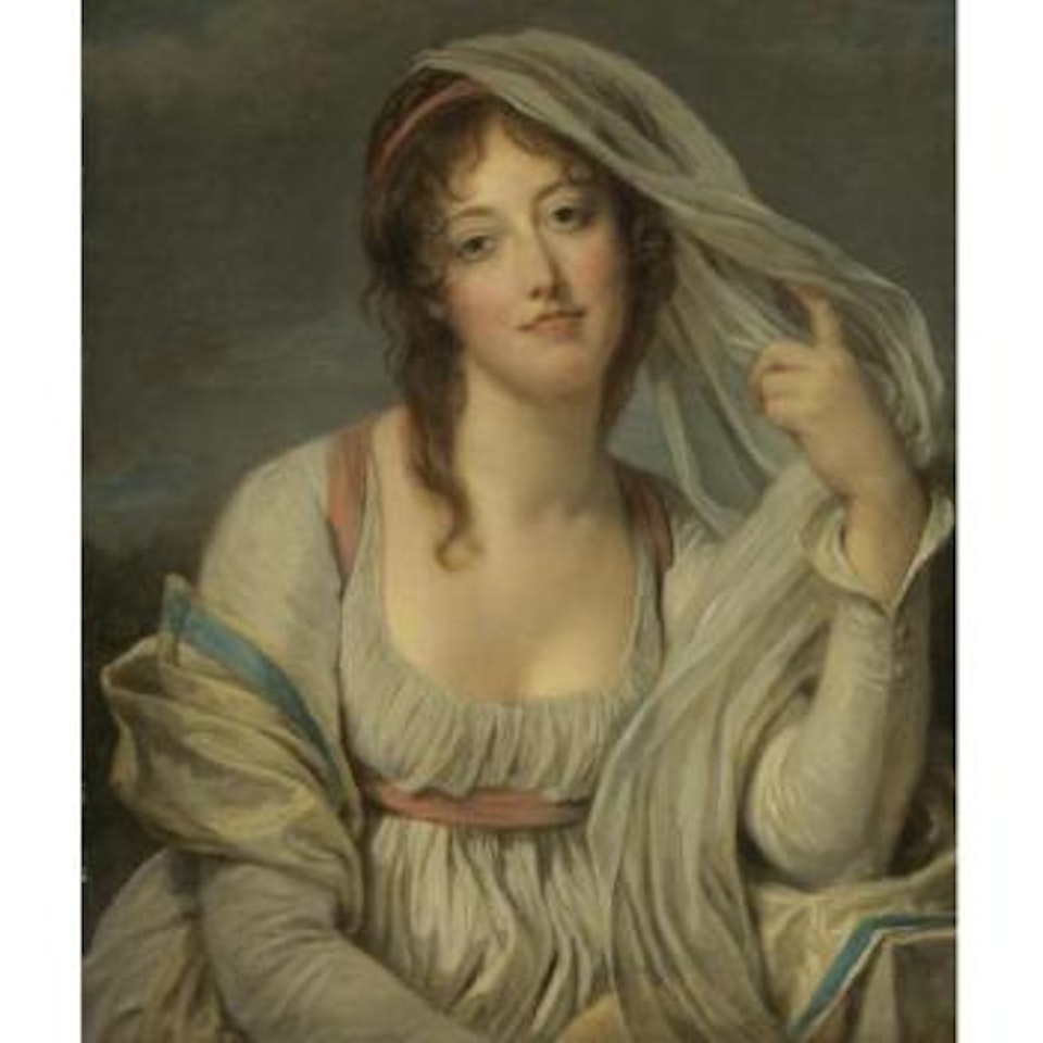 Portrait Of Madame Van Westrenen Of Tremaat by Jean-Baptiste Greuze