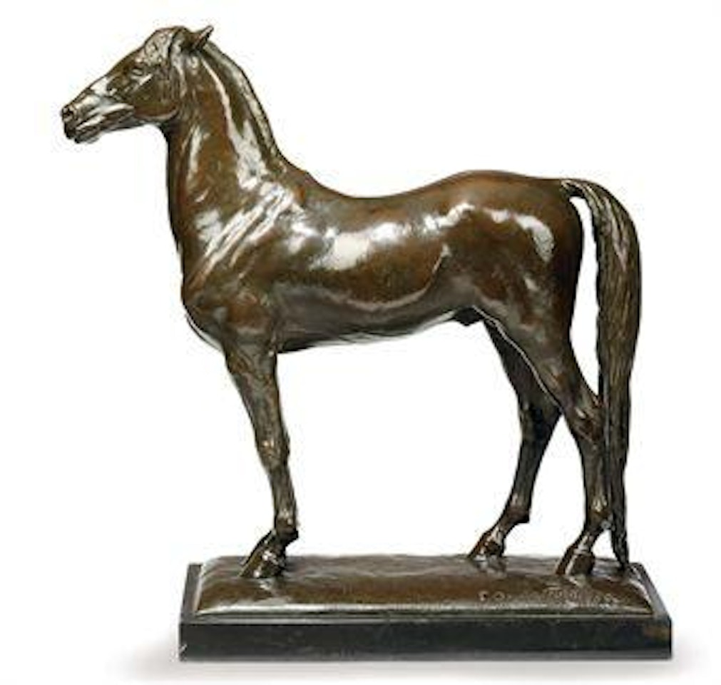 A Maquette Of The Horse From The Life Size Sculpture Of H.H. Maharajah Sri Sir Chamaraja Wadiyar, G.C.S.I., Maharajah Of Mysore (1863-1894) by Edward Onslow Ford