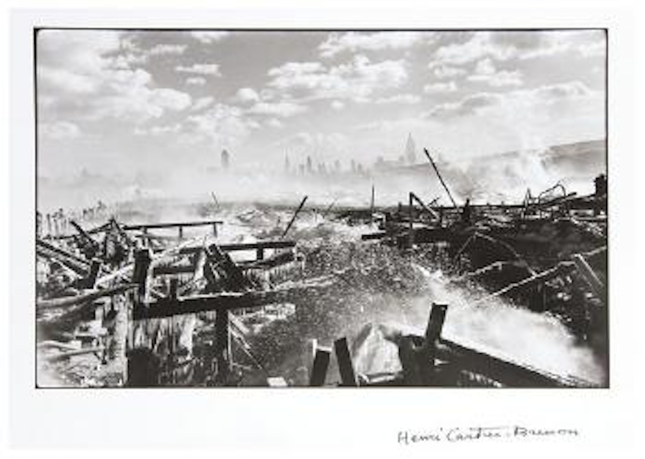 View of New York from Hoboken, New Jersey by Henri Cartier-Bresson