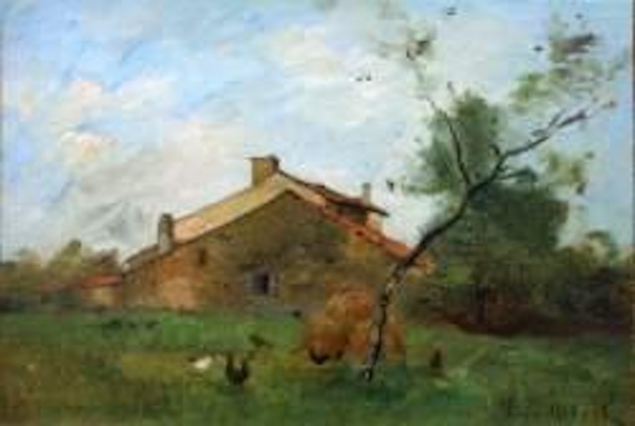 Paysage de campagne by Paul Désiré Trouillebert