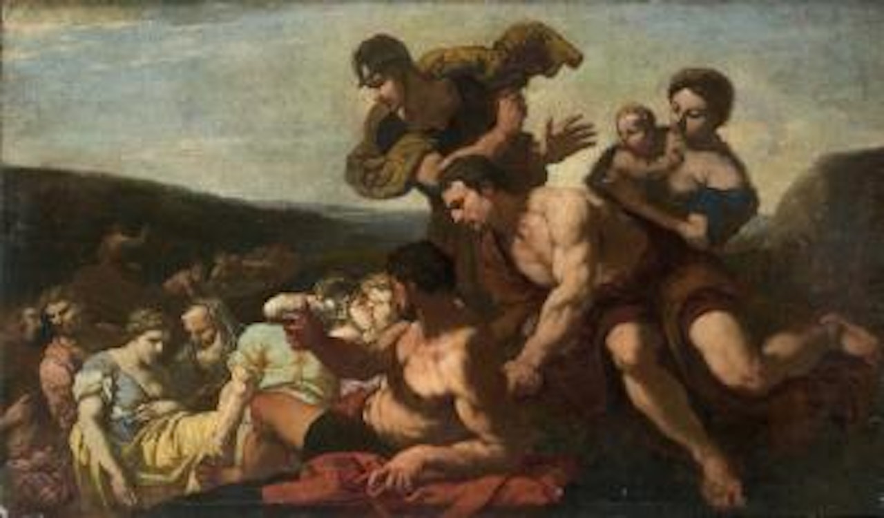 Scène de l'Ancient Testament by Francesco de Mura